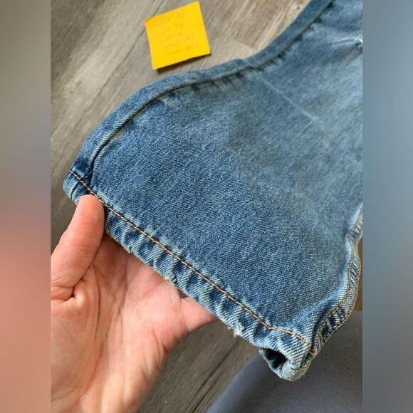 Levi’s 502 Denim Jeans men’s Jeans Straight Leg Distressed Ripped Blue Size 30 - Picture 5 of 10